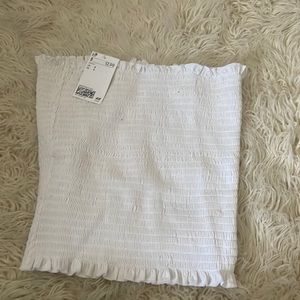 NWT H&M white tube top Small